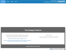 Tablet Screenshot of endapps.com